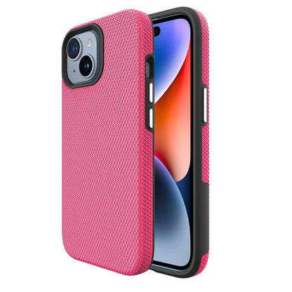 Case for iPhone 1-13 Pro Max Plus  Shockproof triangular textured grip with magnetic mount, wireless charging compatible phone case